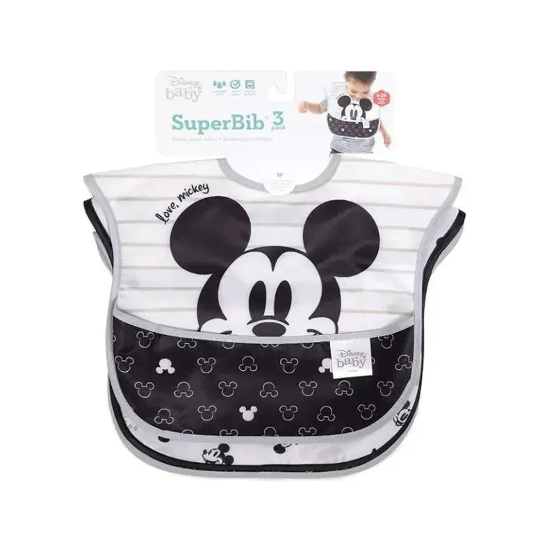 Bumkins - 3Pk Mickey Mouse Disney Superbib Image 5