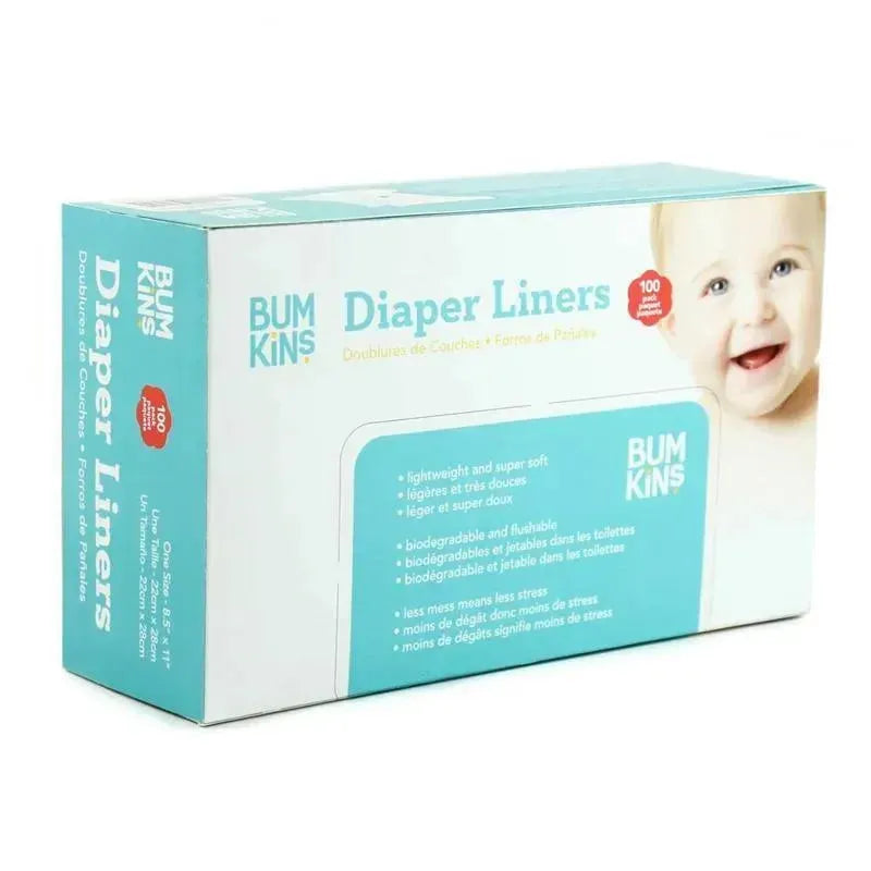 Bumkins Flushable Diaper Liners, 100-Count Image 6