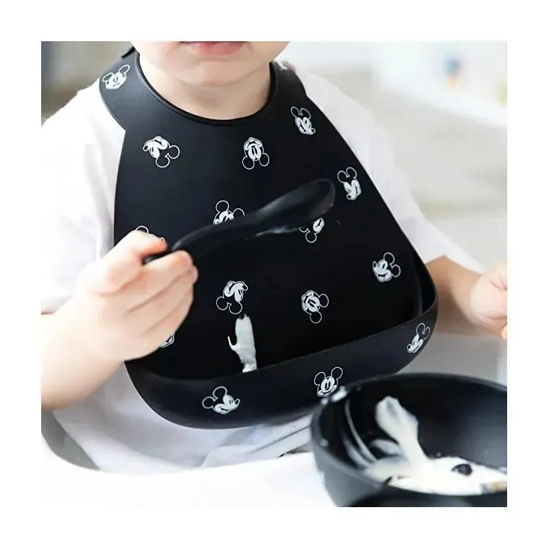 Bumkins Silicone Bib: Mickey Mouse Image 3