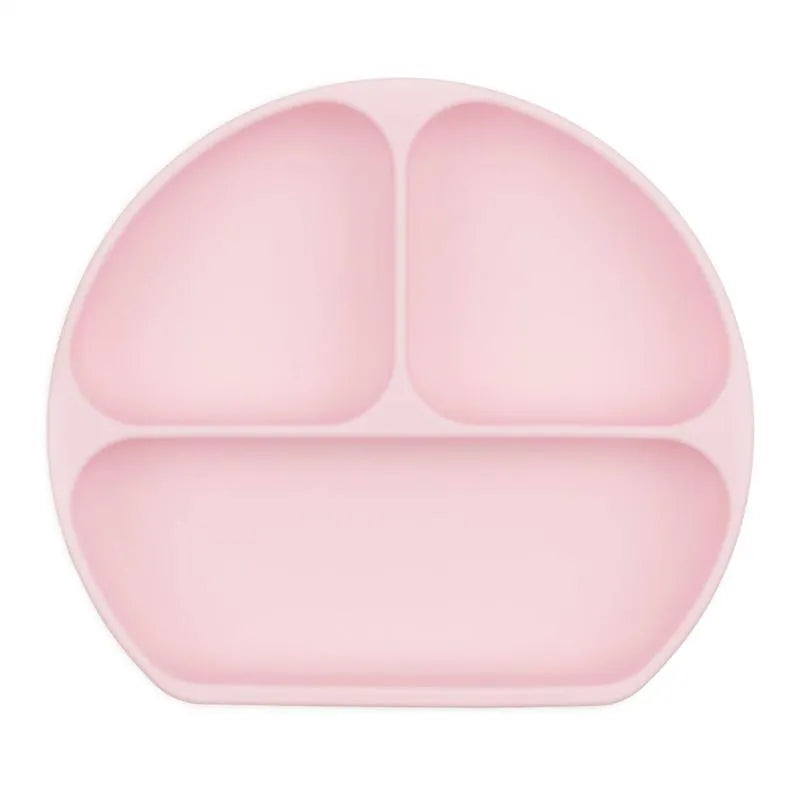 Bumkins Silicone Grip Dish - Pink Image 1