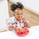 Bumkins Silicone Grip Dish, Red Image 4