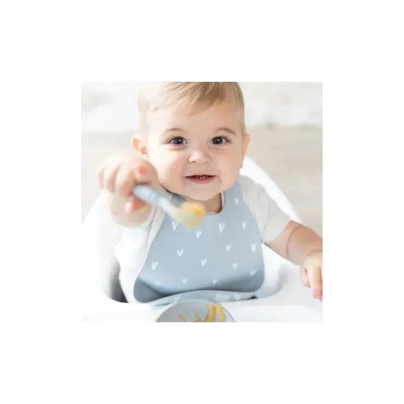 Bumkins - Silicone Molded Bib, Hearts Image 2