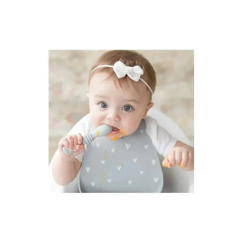 Bumkins - Silicone Molded Bib, Hearts Image 3