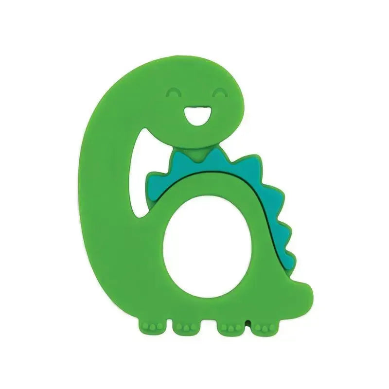 Bumkins Silicone Teether - Dinosaur Image 1