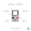 Bumkins - Silicone Teether, Nintendo Game Boy Image 2