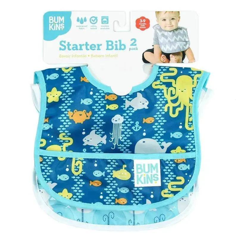 Bumkins Starter Bib 2Pk Boy Image 3