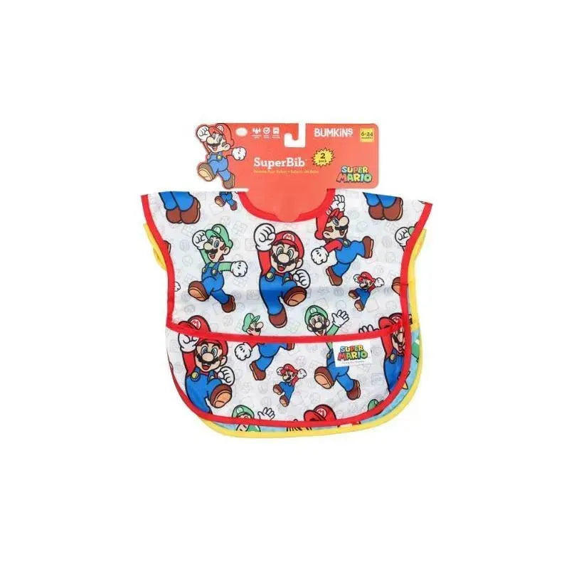 Bumkins - SuperBib 2 Pack, Super Mario Image 11