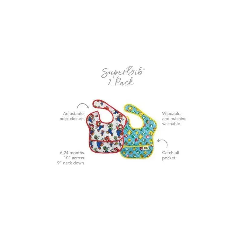 Bumkins - SuperBib 2 Pack, Super Mario Image 13