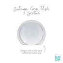 Bumkins - Toddler and Baby Suction Plates, Marble Image 9