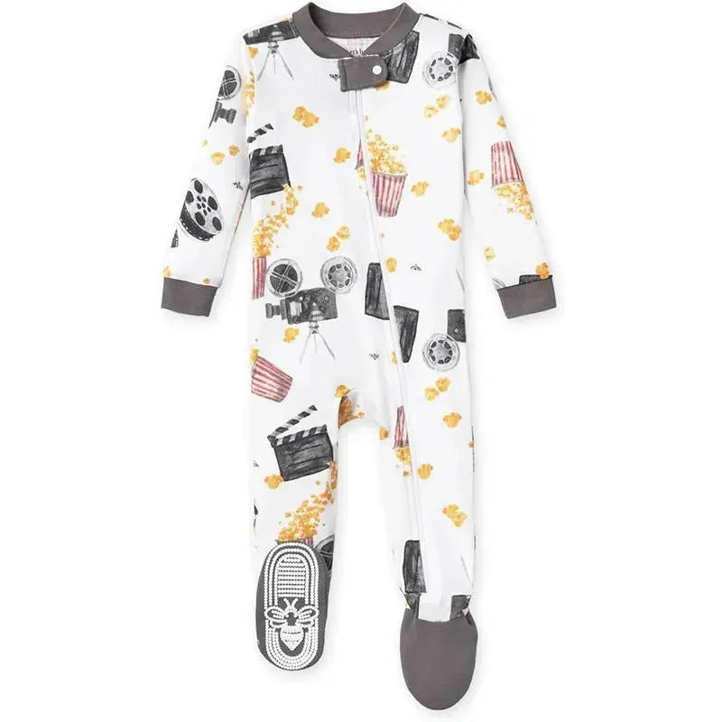 Burts Bees - Baby Boy Movie Night Sleeper, Cloud Image 1