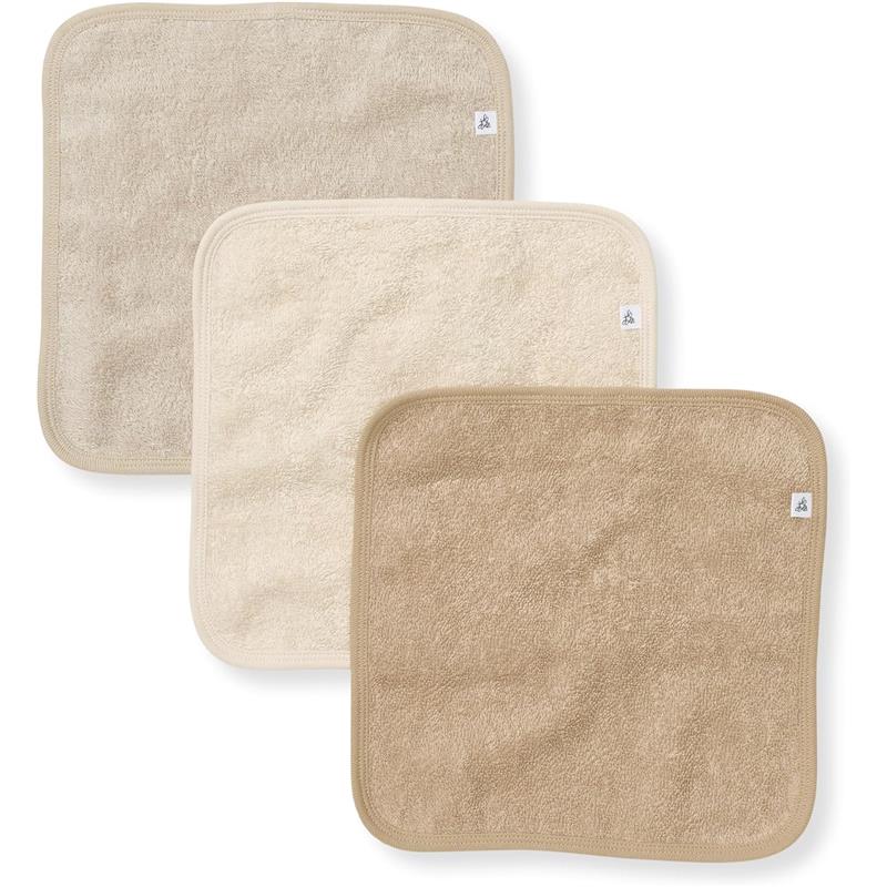 Burt's Bees - Baby Infant Washcloths, 100% Organic Cotton, Knit Terry, 3Pk, Oat Image 1