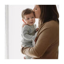 Burts Bees - Baby Unisex Thermal Bodysuit & Pant Set, Cloudy Image 2