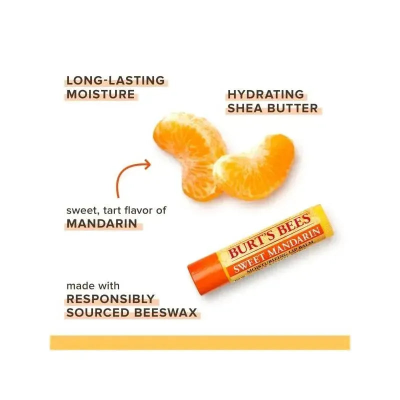 Burts Bees - Lip Balm Sweet Mandarin Image 3