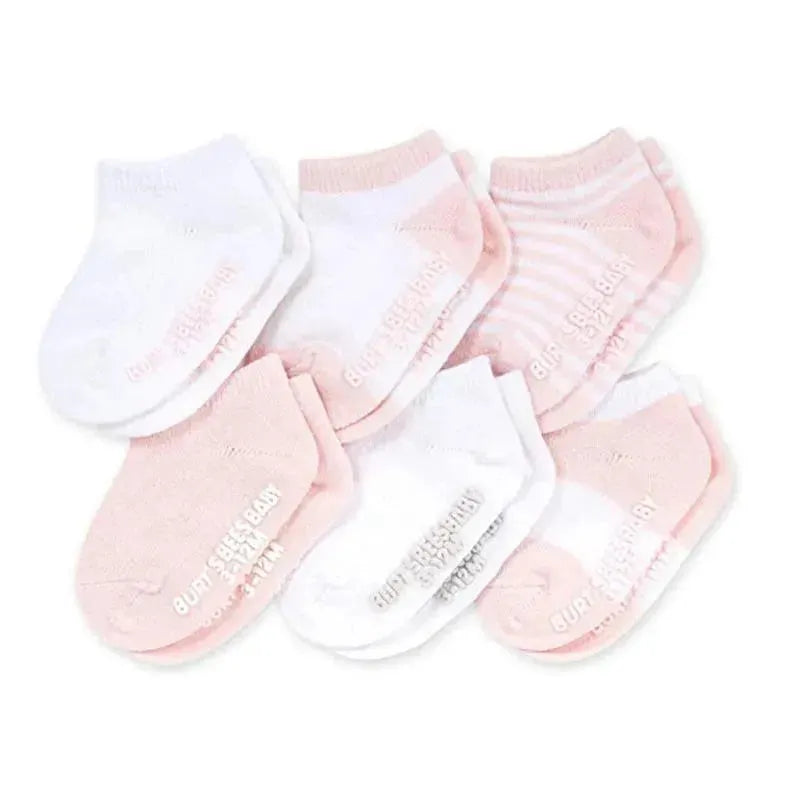 Burts Bees Organic Cotton Multi Blossom Baby Socks,6pk Image 1