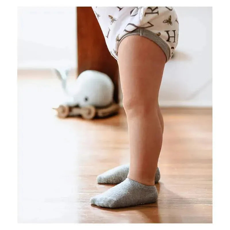 Burt's Bees - 6Pk Baby Ankle Non-Slip Grips Socks Image 2