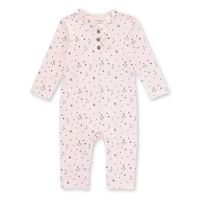 Burts Bees - Ribbed Ditsy Petal Jumpsuit, Dawn Image 1