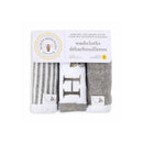 Burt's Bees Set Of 3 A-Bee-C Washcloths Heather Grey One Size Hanger Grey Image 2