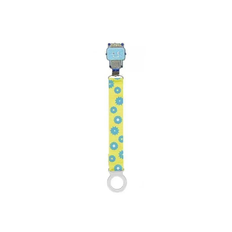 C.R. Gibson Pacifier Clip, Robot Image 1