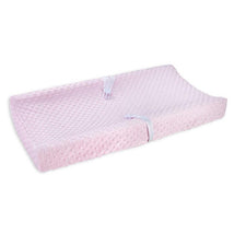 Carter' s Bubble Dot Velboa Changing Pad Cover, Pink Image 1