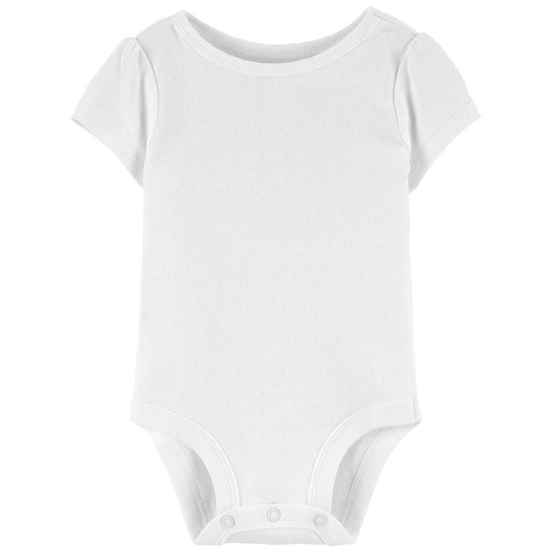 Carters - Baby Girl 2Pk Bodysuit & Floral Dress Set, Pink/White Image 5