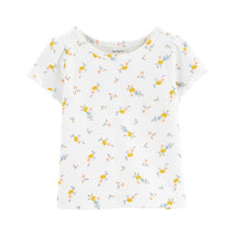 Carters - Baby Girl 2Pk Floral Tee & Shortall Set, Yellow/White Image 5