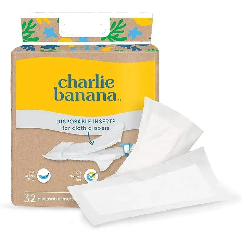 Charlie Banana - 32 Disposable Cotton Inserts Image 1