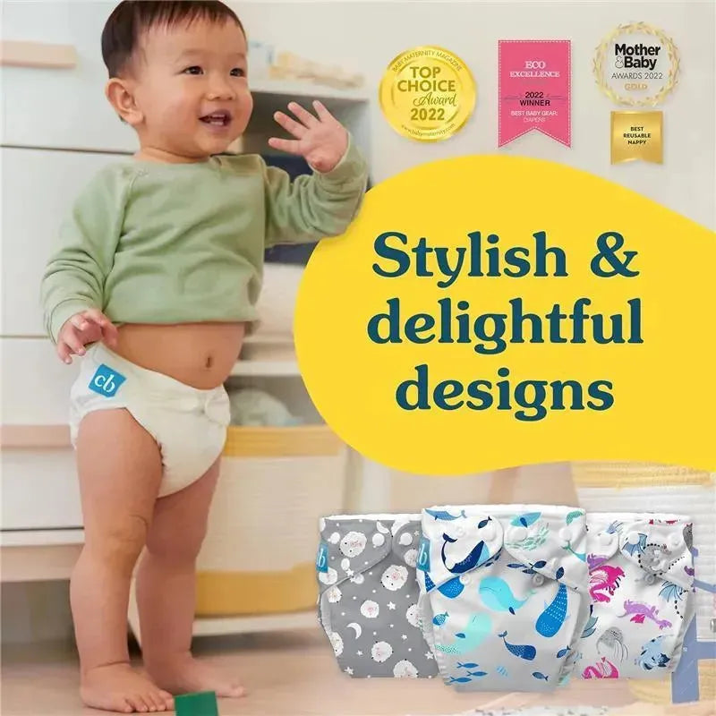 Charlie Banana - Gelato Reusable Cloth Diaper One Size  Image 3