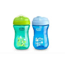 Chicco 20 - Rim Spout Trainer Cup- 9Oz, 9M+ Blue/Teal Image 1