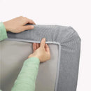 Chicco - 2Pk Lullago Bassinet Sheets, Grey Triangle Image 3
