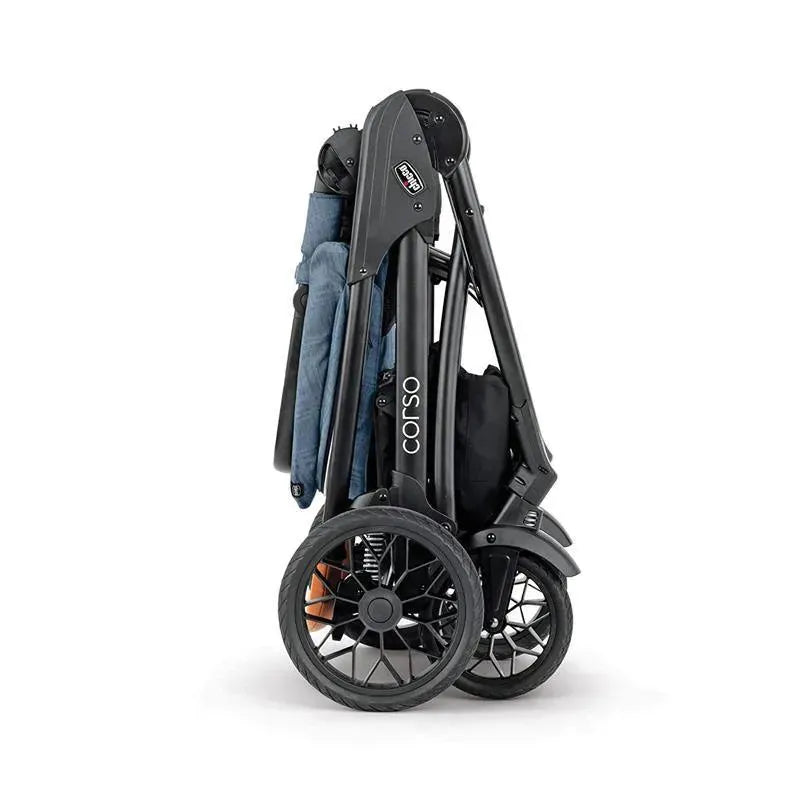 Chicco Corso Le Modular Quick-Fold Stroller, Chicco Corso Stroller, Black - Studio Image 8