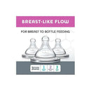 Chicco - 2Pk Duo Baby Bottle Nipple Stage 1 Slow Flow, 0M+ Image 2