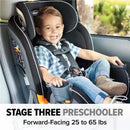 Chicco - Fit4 4-in-1 Convertible Car Seat, Onyx Image 3