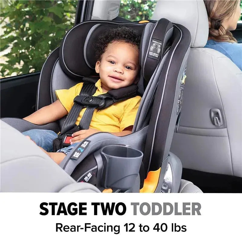 Chicco - Fit4 4-in-1 Convertible Car Seat, Onyx Image 4