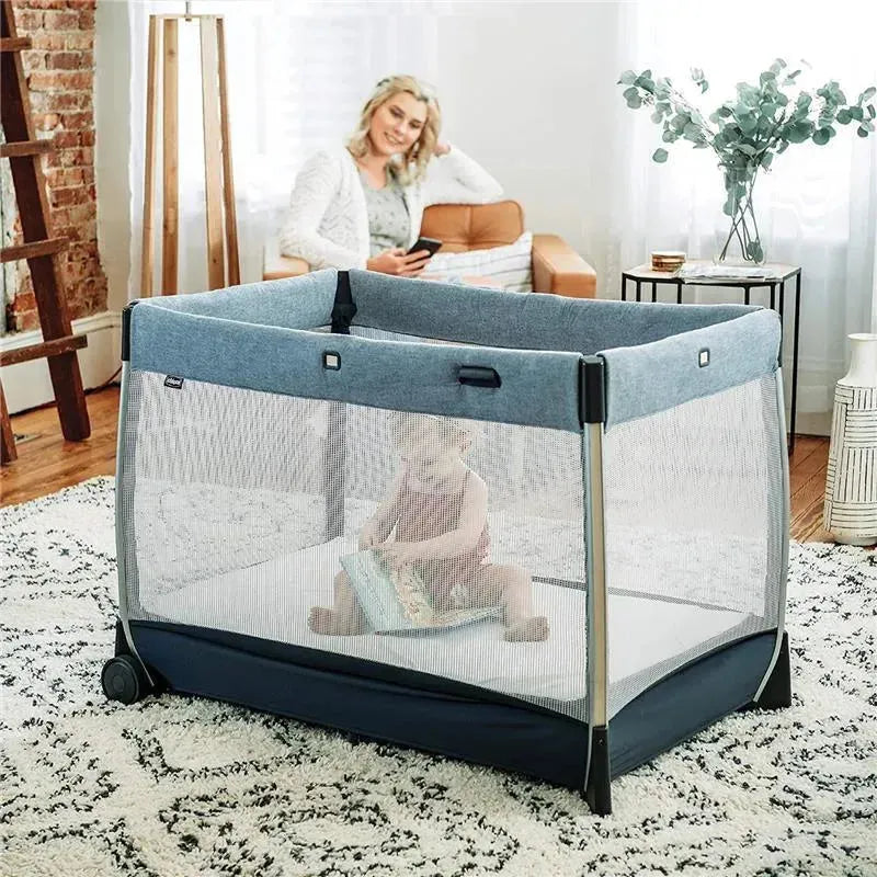 Chicco Lullaby Primo Organic All-In-One Portable Playard, Portable Crib - Lakeshore Image 19