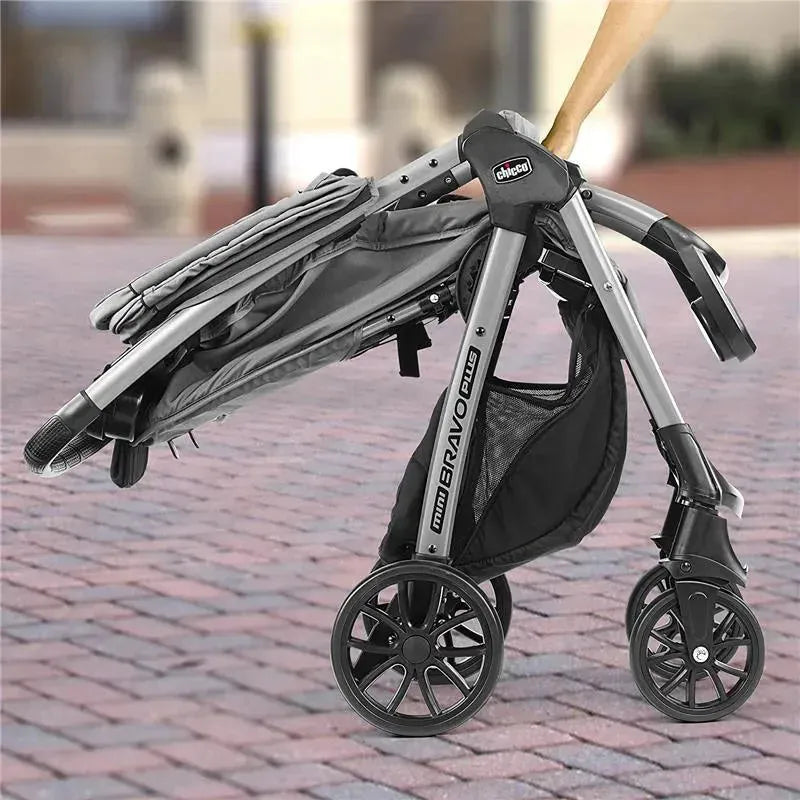 Chicco Mini Bravo Plus Travel System, Slate Image 6