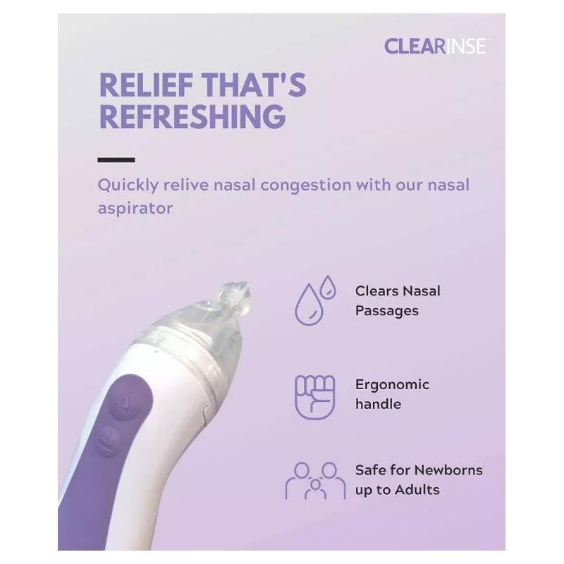 CLEARinse - Nasal Aspirator Nasal Congestion Relief Image 6