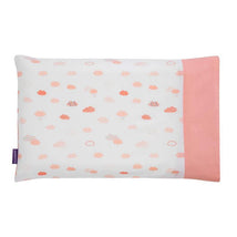 Clevamama Clevafoam Pram Baby Pillow Case, Stroller Pillow Case - Coral Image 1