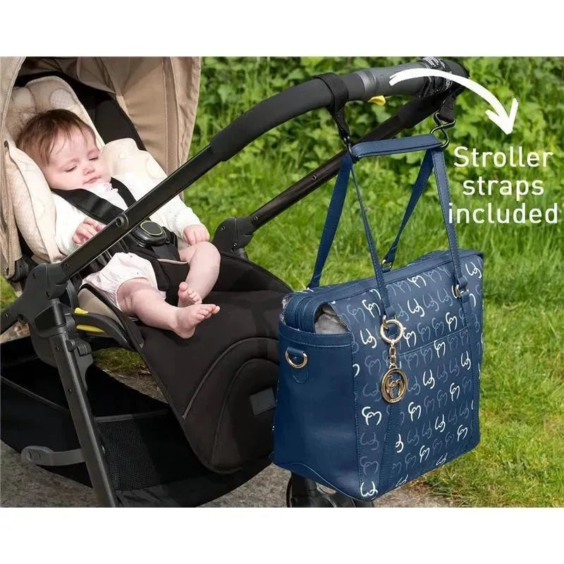 Clevamama - Hannah Tote Diaper Bag, Navy Image 6
