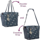 Clevamama - Hannah Tote Diaper Bag, Navy Image 8