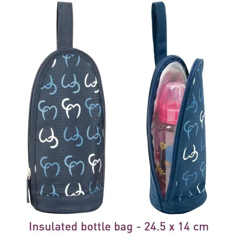 Clevamama - Hannah Tote Diaper Bag, Navy Image 3