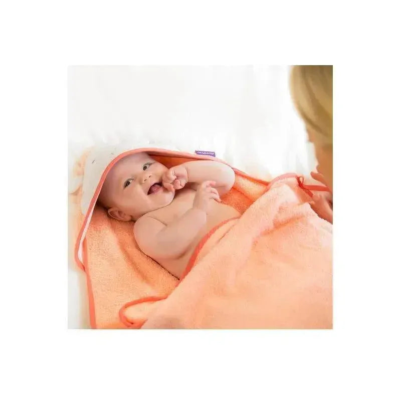 Clevamama Splash N Wrap Apron Towel Coral Pink - Baby Towel Image 6