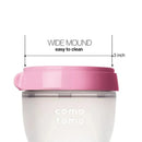 Comotomo - 8Oz Natural Feel Baby Bottle, Pink Image 4