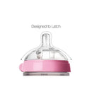 Comotomo - 8Oz Natural Feel Baby Bottle, Pink Image 5
