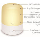 Crane - 3-In-1 Pediatric Cool Mist Humidifier And Aroma Diffuser And Sleep Support Light, 0.5 Gallon Image 3