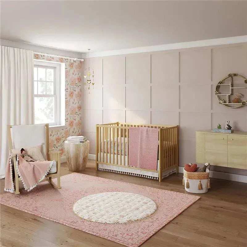 Crane - Baby Nursery Décor, Brass Shelving Wall Décor, Flower Image 6