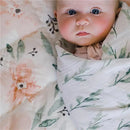 Crane Baby Parker Collection Muslin Swaddle Wraps Leaf Print Image 4