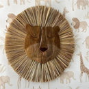Crane - Baby Safari Nursery and Toddler Room Décor, Wooden Animal Wall Décor, Lion Image 3