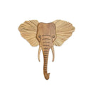 Crane - Baby Safari Nursery Décor, Wooden Animal Wall Décor, Elephant Image 1