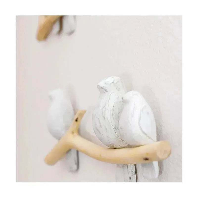 Crane - Baby Woodland Nursery and Toddler Room Décor, 2 Piece Wooden Wall Décor, Bird Perch Image 3