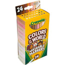 Crayola - 24 Ct Washable Fine Line Markers, Colors Of The World Image 5